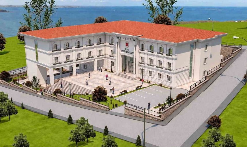 Kaş ilçesine modern bir adliye binası yapılıyor