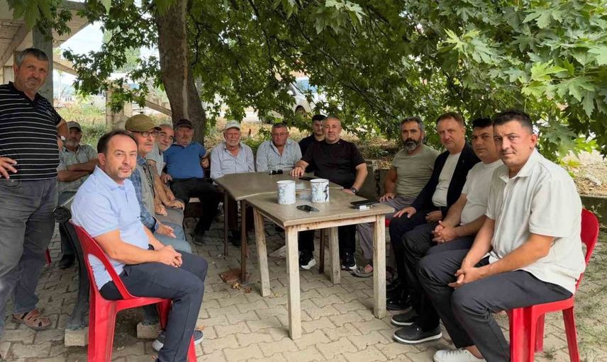 Bilecik il başkanı Yıldırım köylerde vatandaşlarla bir araya geldi