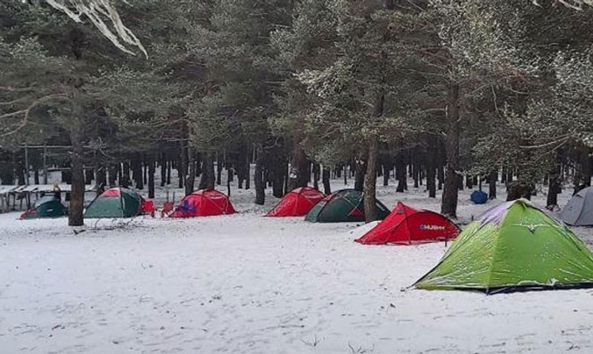 Baharda Kış Kampı Yapıldı
