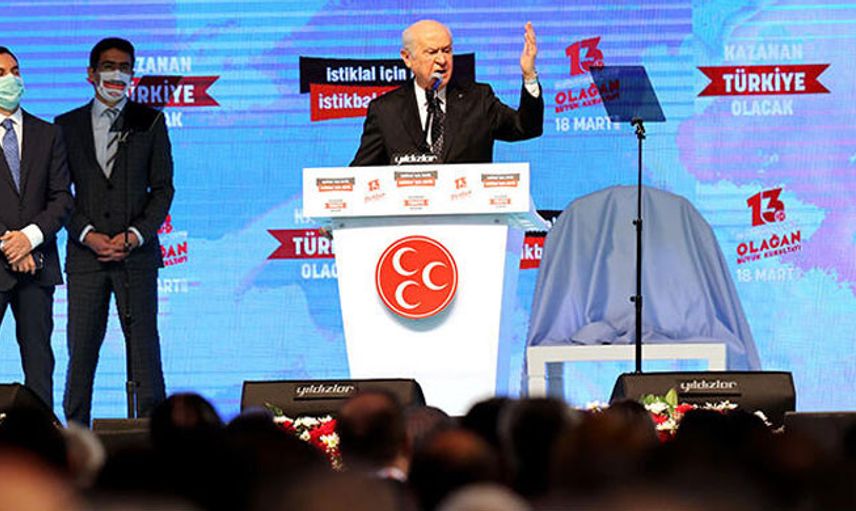 Bahçeli, MHP 13. Olağan Büyük Kurultayında Konuştu: 2023 Adayımız Recep Tayyip Erdoğan'dır