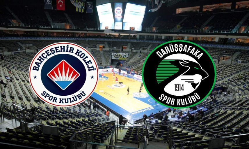 Bahçeşehir Koleji Darüşşafaka maçını canlı izle Bein Sports 5 - Bahçeşehir Darüşşafaka maçı canlı yayın linki