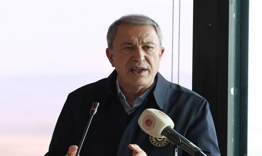 Bakan Akar’dan komşuya mesaj: Yunanistan’ın uzattığımız barış elini tutmasını bekliyoruz