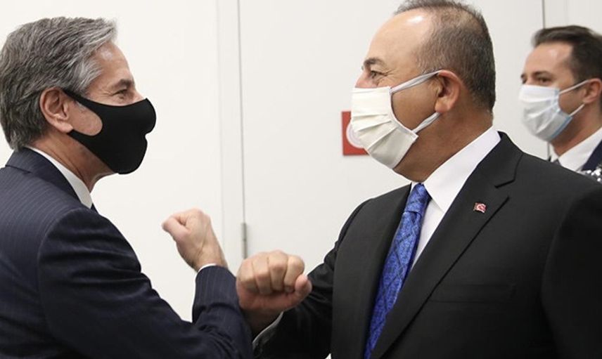 Bakan Çavuşoğlu ABD Dışişleri Bakanı Blinken ile Bir Araya Geldi