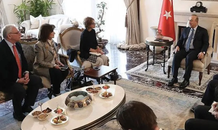 Bakan Çavuşoğlu BM Raportörü Callamard ile Bir Araya Geldi 