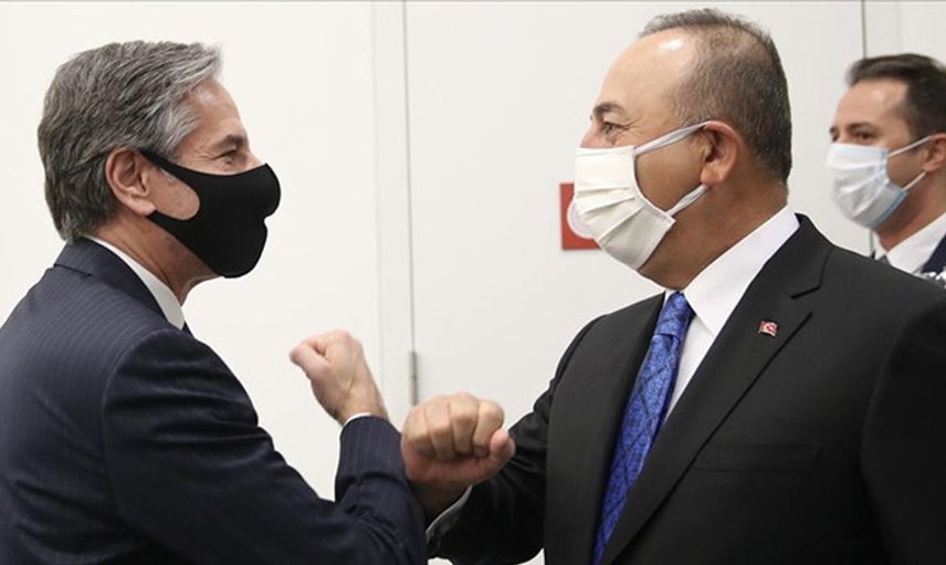 Bakan Çavuşoğlu ile ABD Dışişleri Bakanı Blinken'den Görüşme