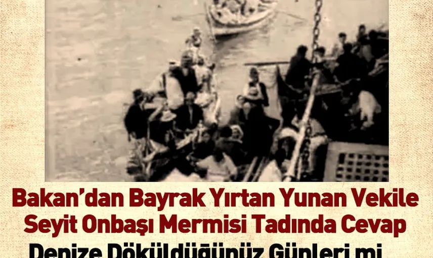 Bakan Çavuşoğlu'dan Türk Bayrağını Yırtan Yunan Vekile Tepki