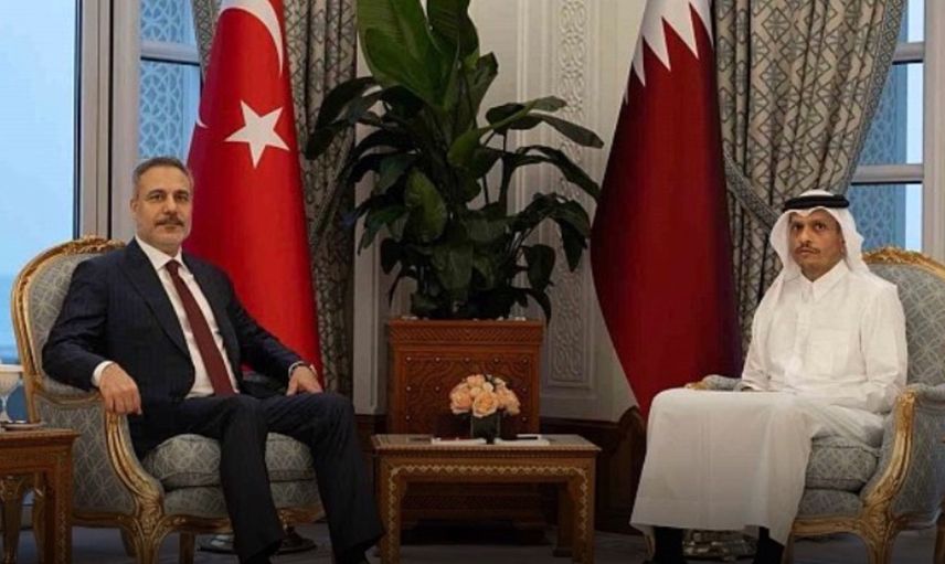 Bakan Fidan Katarlı Başbakan Yardımcısı İle Bir Araya Geldi