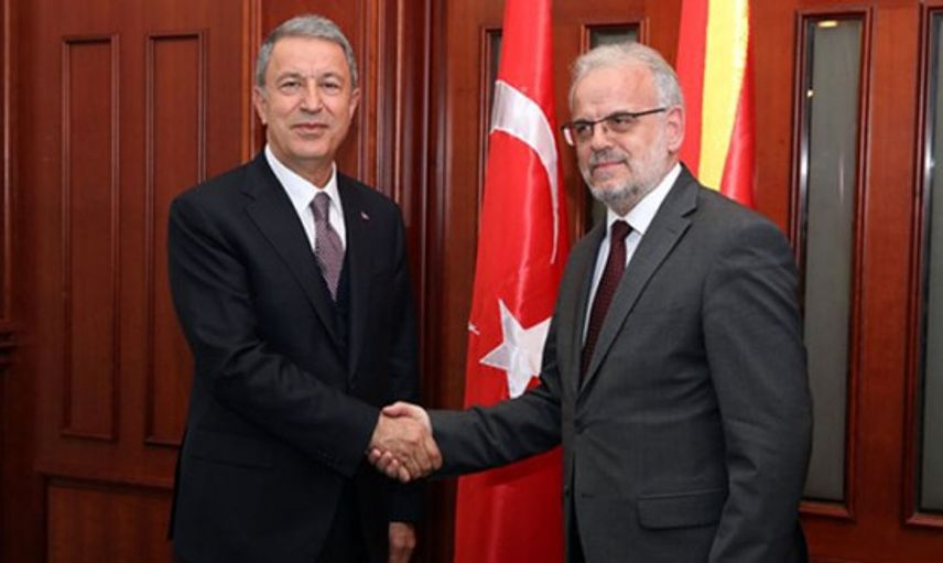 Bakan Hulusi Akar, Kuzey Makedonya Meclis Başkanı Caferi ile Görüştü