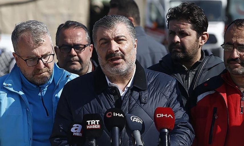 Bakan Koca deprem bölgesinden şebeke suyu uyarasında bulundu