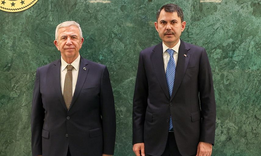Bakan Kurum Mansur Yavaş'ı Kabul Etti!