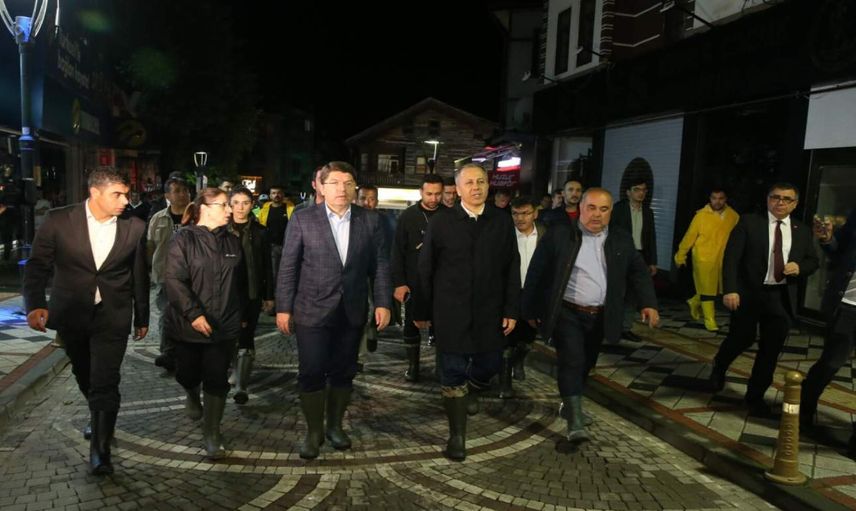 Bakan Yerlikaya ve Tunç Bartın’da: 30 milyon lira ödenek aktarılacak
