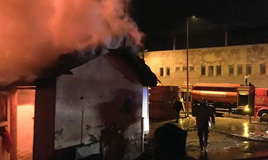 Balıkesir'de Marangoz Atölyesi Yandı