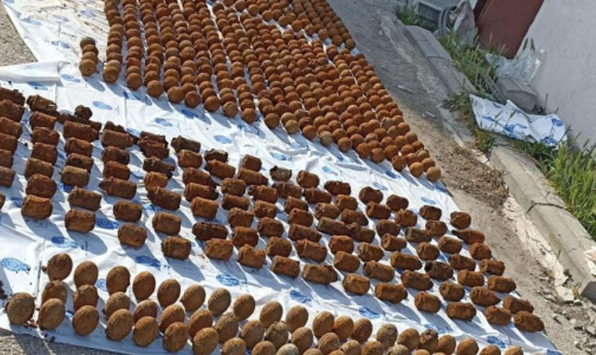 Balıkesir'de toprağa gömülü halde bulundu! Bombaların perde arkası aralandı