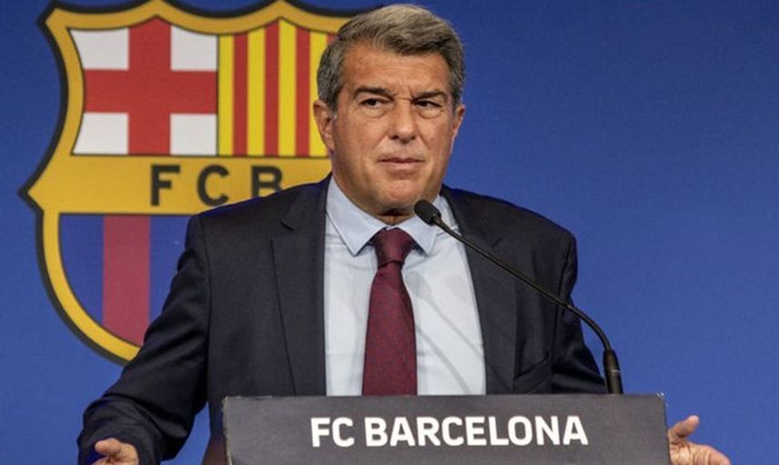 Barcelona Başkanı Joan Laporta, Galatasaray maçı öncesi kulüp televizyonuna açıklamalarda buludu