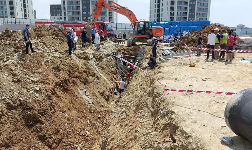 Başakşehir'de inşaat alanında göçük! 1 işçi yaşamını yitirdi