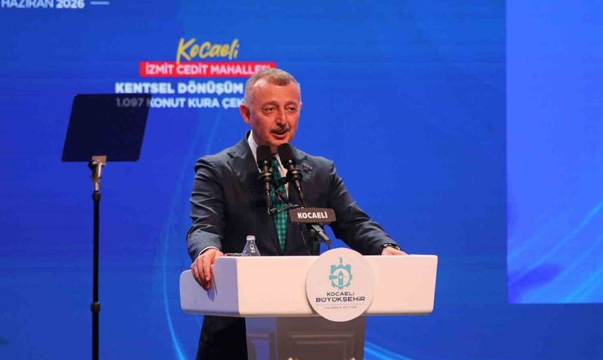 Başkan Büyükakın: Cedit Kentsel Dönüşüm Projesi'nde önemli aşama