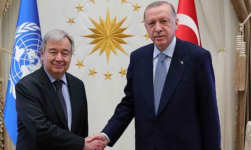 Başkan Erdoğan, Birleşmiş Milletler Genel Sekreteri Antonio Guterres ile görüştü!