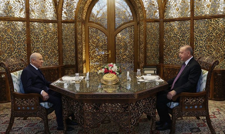 Başkan Recep Tayyip Erdoğan ile Devlet Bahçeli İftarda Buluştu