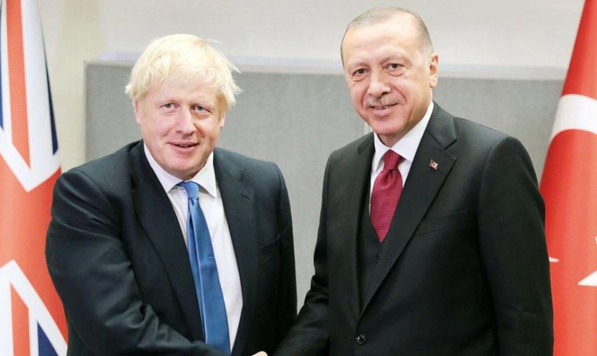 Başkan Erdoğan ile İngiltere Başbakanı Johnson arasında kritik görüşme! Çözüm yolları arandı!