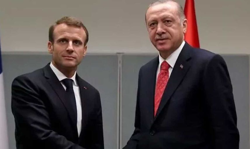 Başkan Erdoğan ile Macron görüştü: Erdoğan, Macron'u tebrik etti