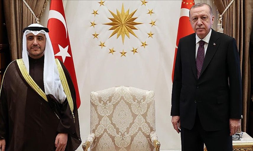 Başkan Erdoğan, Kuveyt Dışişleri Bakanı İle Görüştü