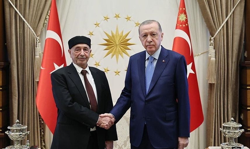 Başkan Erdoğan, Libya Temsilciler Meclisi Başkanı Salih'i kabul etti