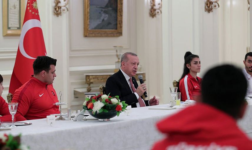 Başkan Erdoğan Milli Sporcularla Beraber İftar Açtı