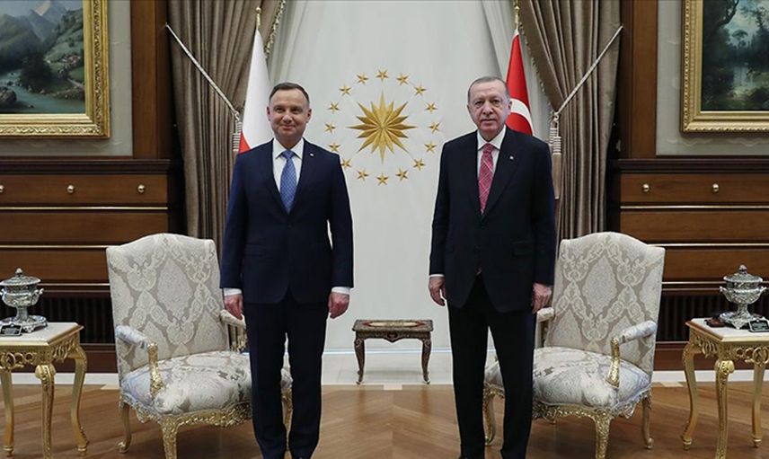 Başkan Erdoğan, Polonya Cumhurbaşkanı Duda İle Görüşme Gerçekleştirdi