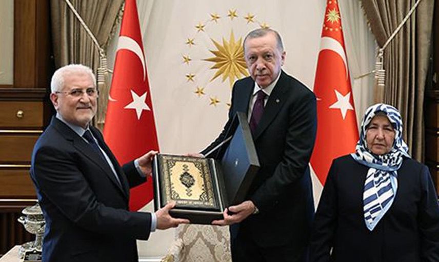 Başkan Erdoğan Şehit Savcı Mehmet Kiraz'ın Anne ve Babasını Kabul Etti