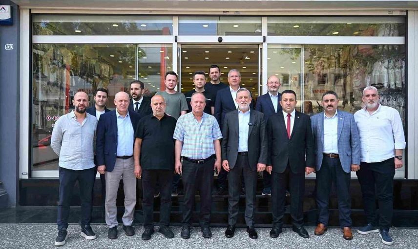 Başkan İbrahim Burkay, BEKSİAD üyeleriyle bir araya geldi