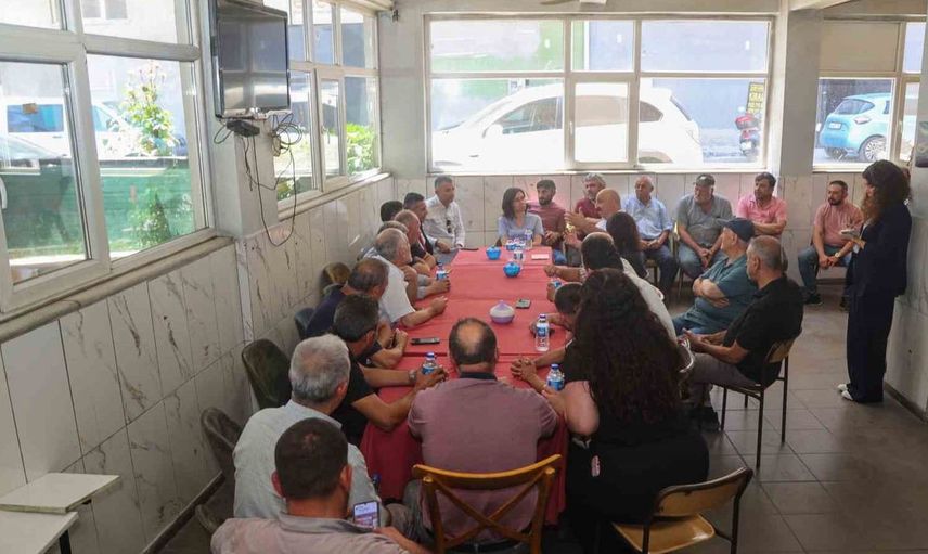 Başkan vekili özkan, sanayi sitesi esnafını ziyaret etti