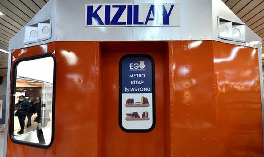 Başkentte Tren Maketinden Yapılan Kütüphane Açıldı