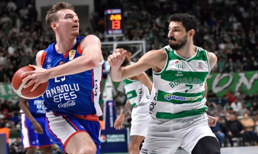 Basketbolda sezonun son maçı: Anadolu Efes Bursaspor maçı ne zaman, saat kaçta ve hangi kanalda?