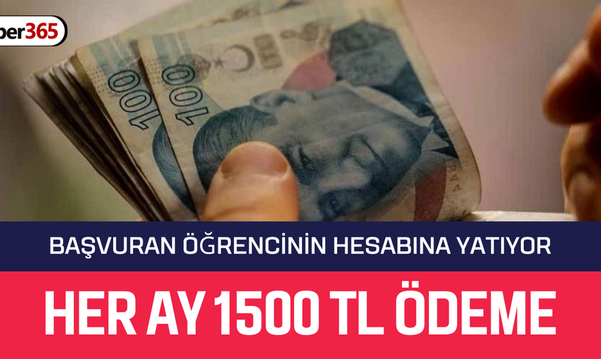 Başvuran öğrenci her ay 1.500 TL desteği kapacak! Desteğin kullanım şartları belli oldu