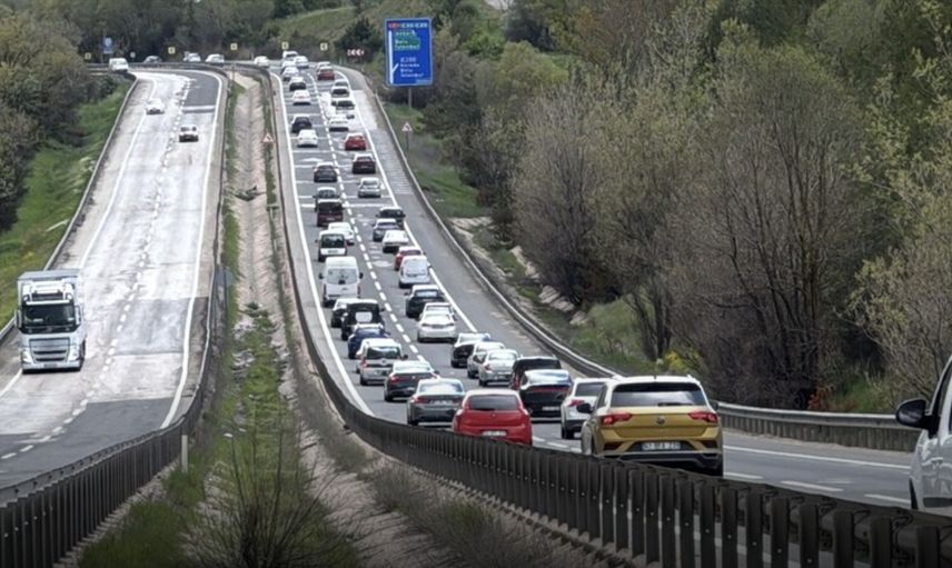 Bayram Dönüşü Trafik Yoğunluğu Başladı