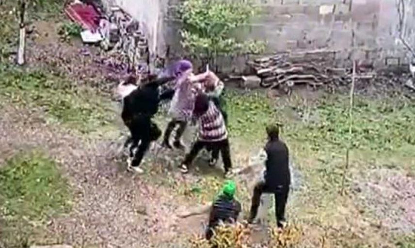 Bayram günü tüfekli ve yumruklu kavga: O anlar kameralara yansıdı