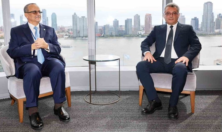 KKTC Cumhurbaşkanı Erhürman, İslam İşbirliği Teşkilatı Genel Sekreteri ile bir araya geldi