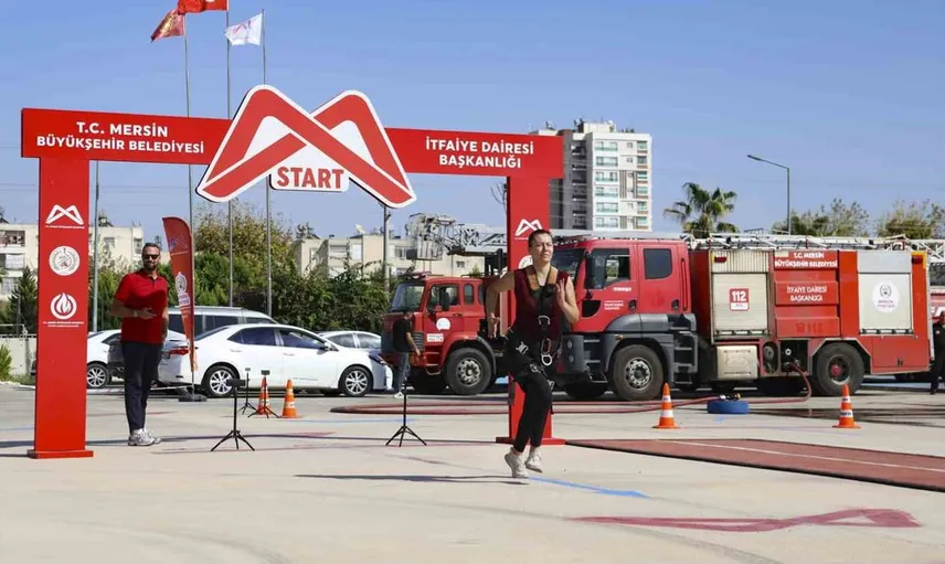 Mersin'de 250 aday, 50 itfaiye eri alımı için mücadele etti