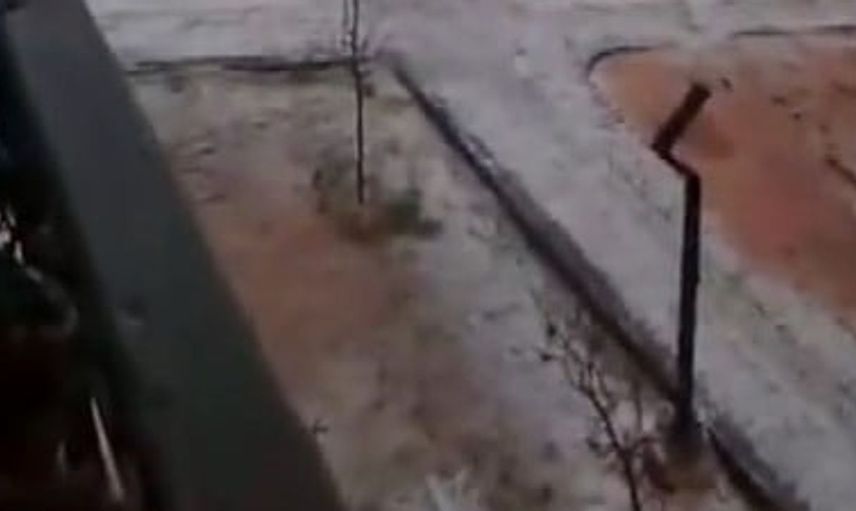 Gaziantep’te dolu ve sağanak yağış hayatı durma noktasına getirdi