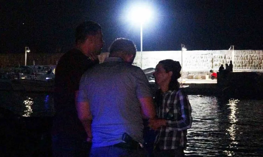 Kaleiçi'nde denizde bulunan cansız beden için arkadaşından gözyaşlarıyla bekleyiş