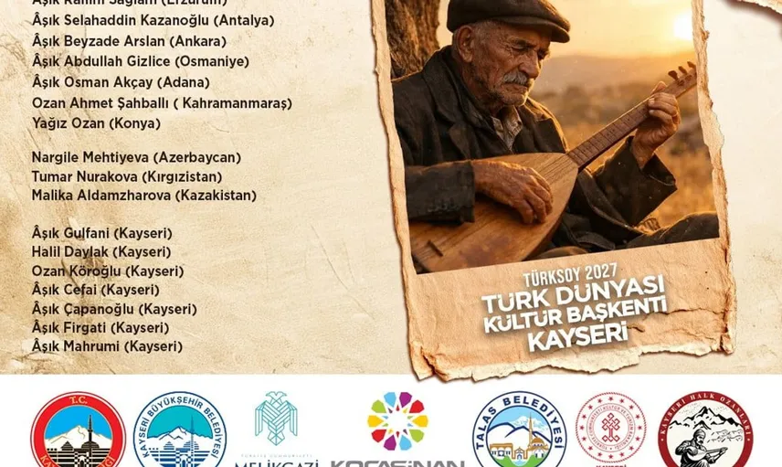 Kayseri'de uluslararası âşıklar şöleni ile gelenekler yaşatılacak