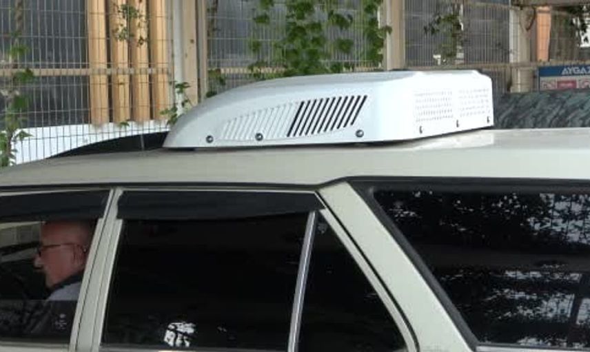 Manavgat'ta 1988 model otomobile otobüs kliması taktırdı