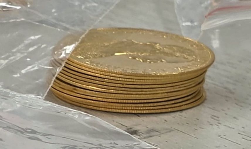 Edirne'de gümrükte 105 bin euro değerinde altın yakalandı