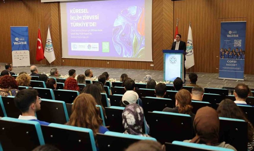 Rektör Türkdoğan, gençlere COP31'e katılma çağrısı yaptı