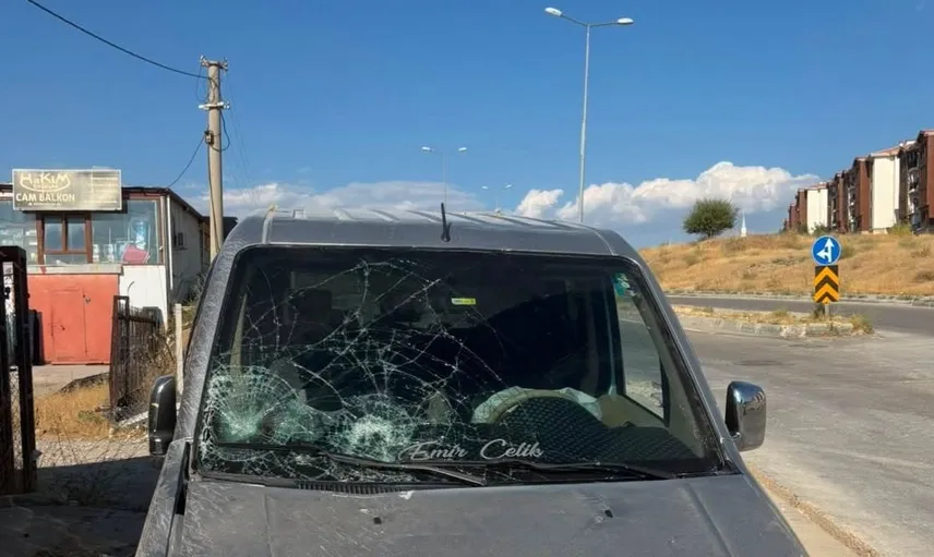 Elazığ'da hafif ticari araç kaldırıma çarparak kaza yaptı: 1 yaralı