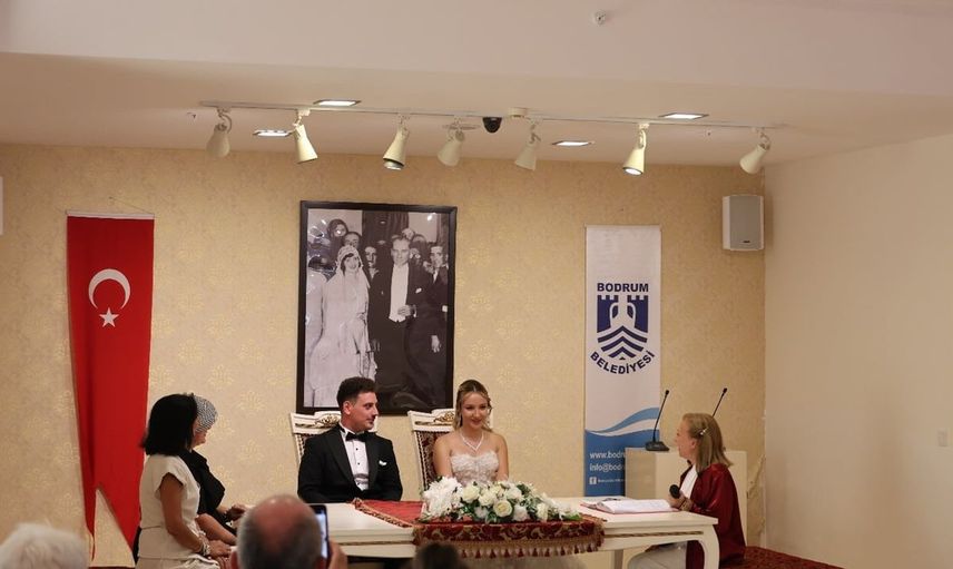 Turgutreis’te evlendirme hizmetlerine ilgi artıyor