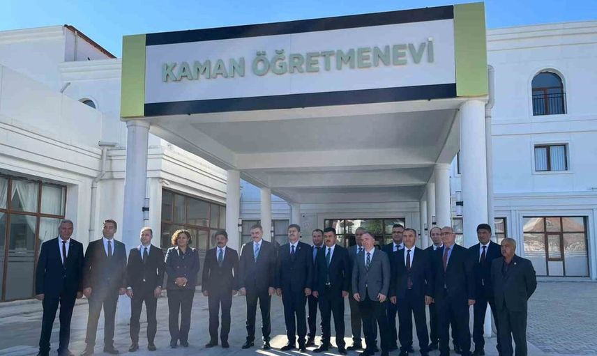 İçişleri Bakanı Mustafa Çiftçi Kaman'da yeni tesisleri inceledi