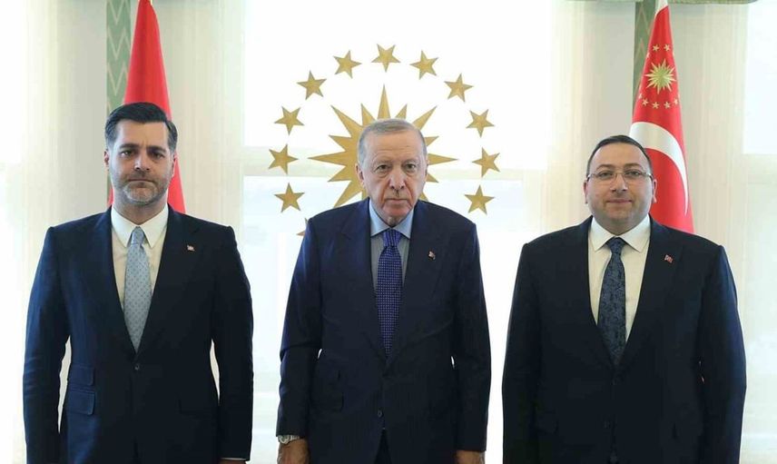 Cumhurbaşkanı Erdoğan, Üsküdar’ın yeni başkan vekilini ağırladı