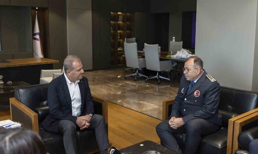 Mersin itfaiyesi, başkan seçer'le ihtiyaçları masaya yatırdı