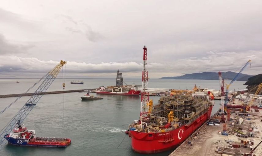 Osman Gazi platformu havadan görüntülendi: Türkiye’nin enerji arzı için önemli adım